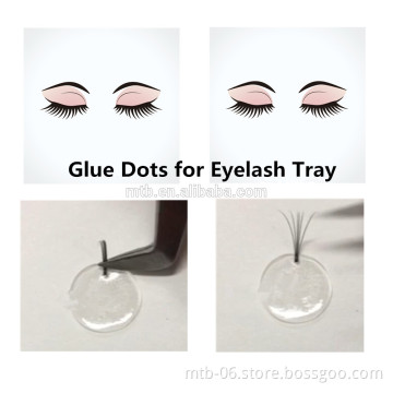 Silk Eyelash Extension Removable Glue Dots